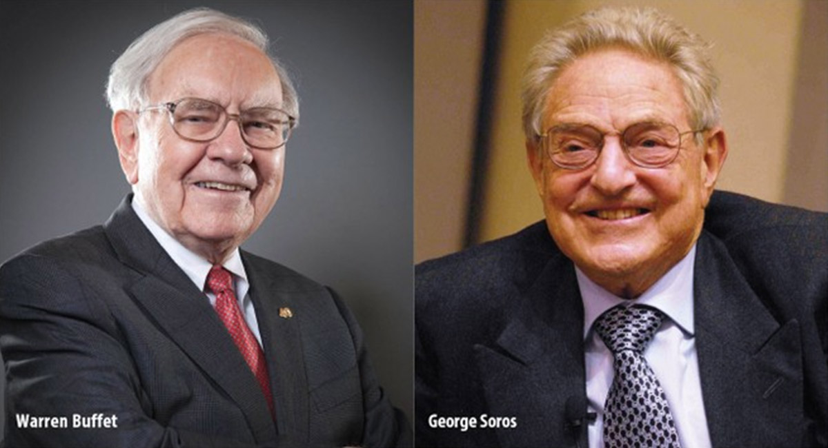 Bí quyết đầu tư và kinh doanh chứng khoán của tỷ phú Warren Buffett và George Soros